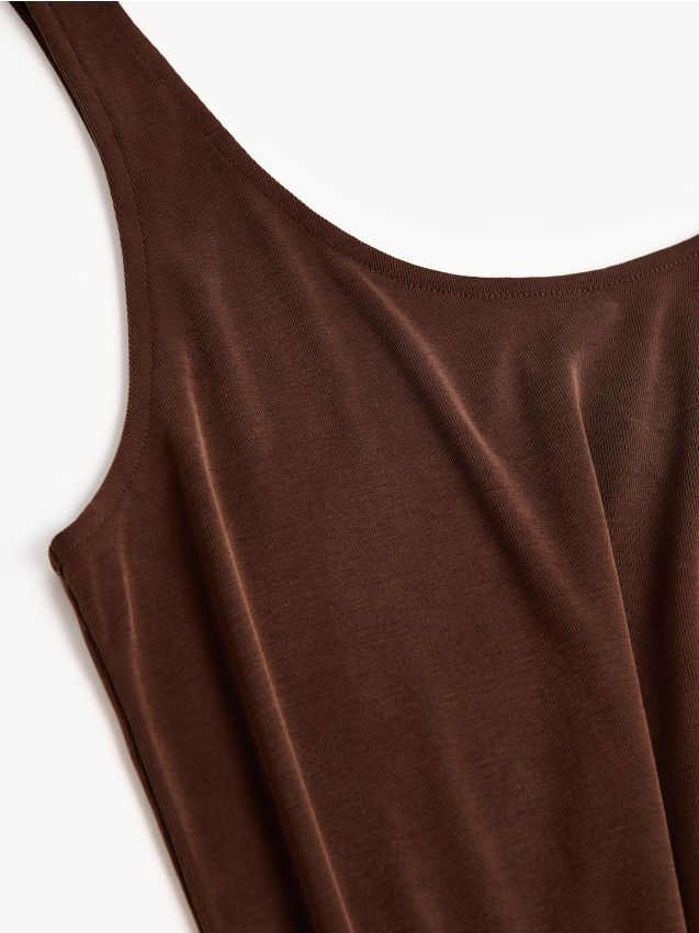 Obleka maksi na naramnice