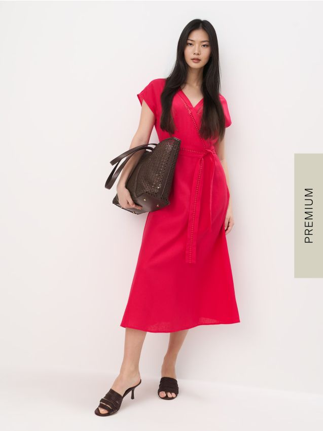 Rochie midi din in
