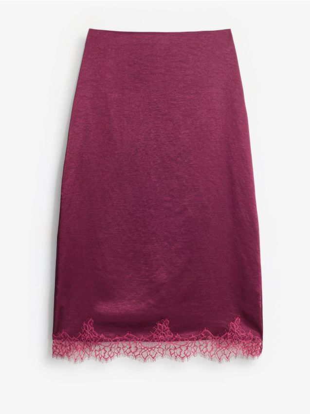 Mohito - LADIES` SKIRT - лилаво