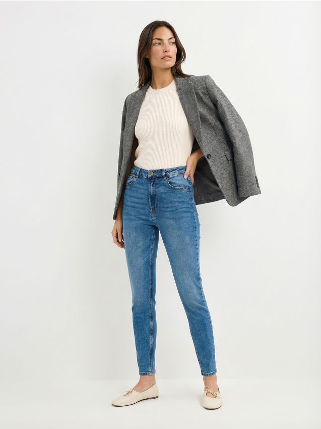 Mohito - Skinny Traperice PETITE - plava