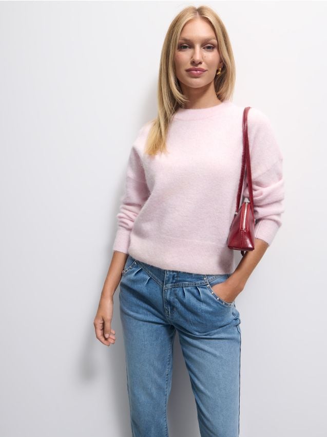 Pulover cu lână alpaca