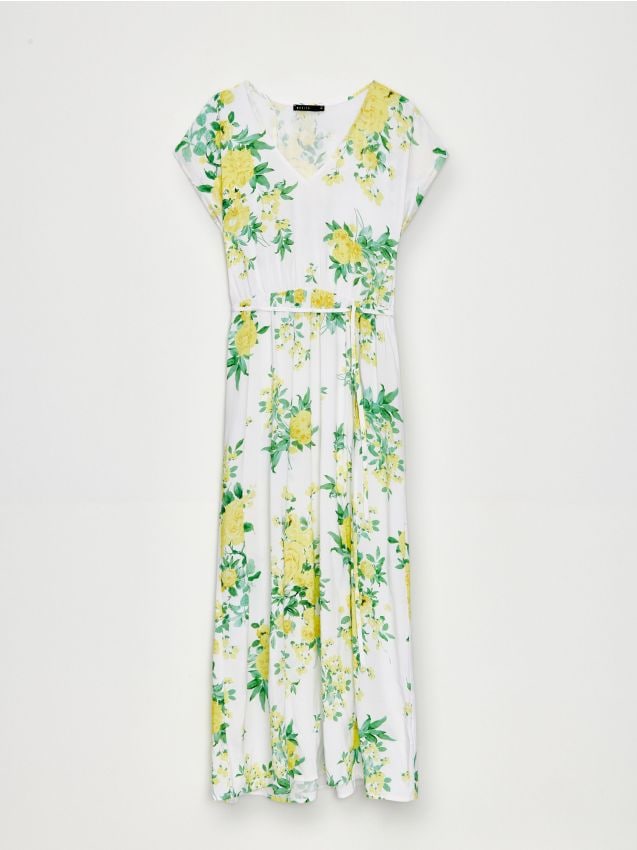Rochie midi din viscoză