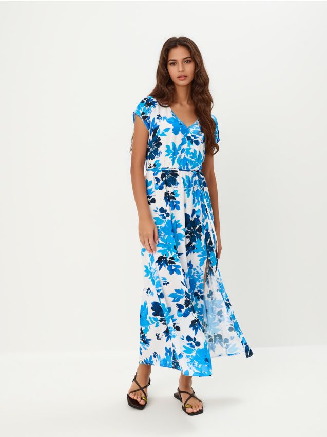 Rochie midi din viscoză