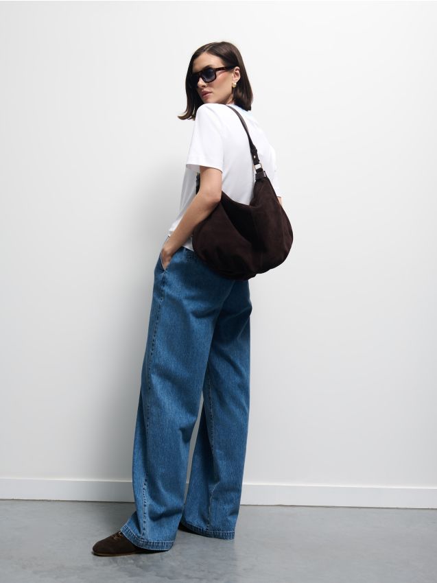 Blugi wide leg