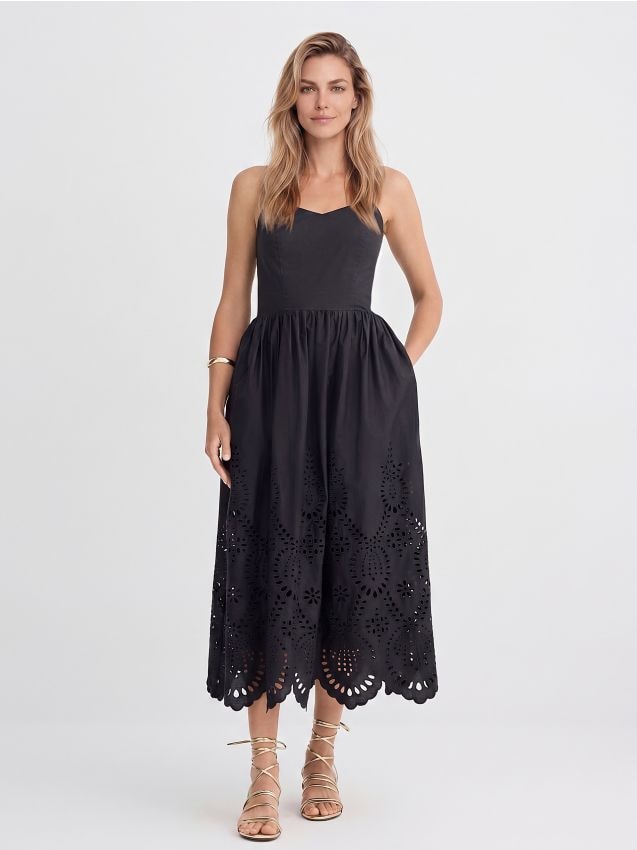 Rochie midi cu bretele