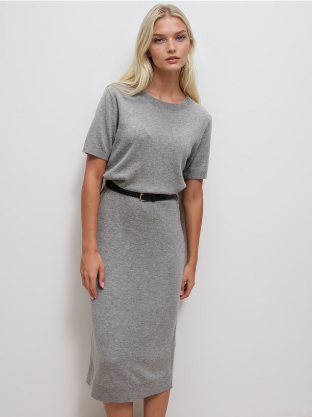 Rochie tricotată midi