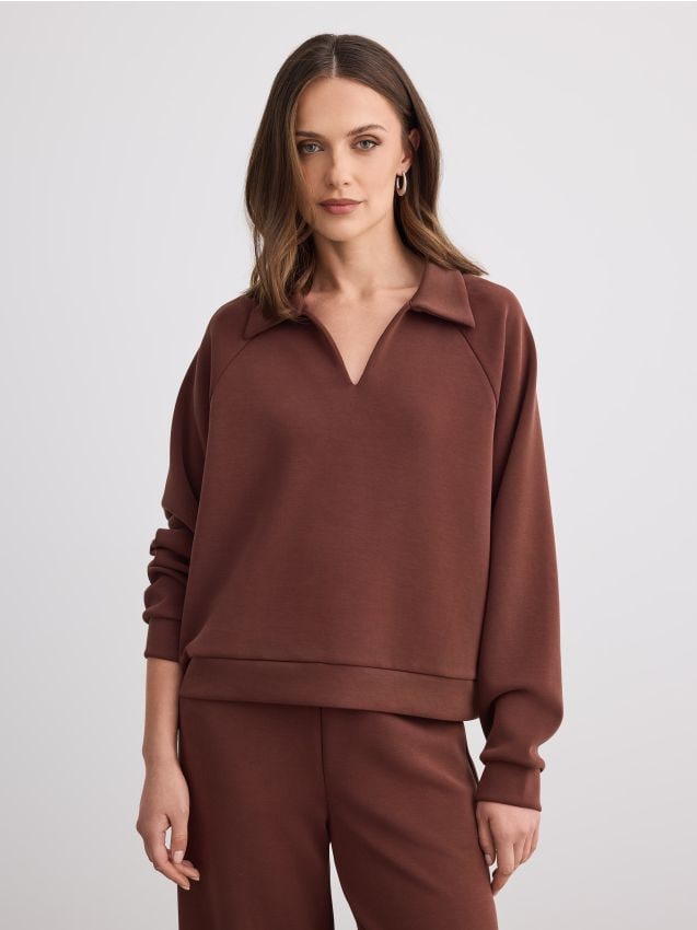 Mohito - LADIES` BLOUSE - кафяво