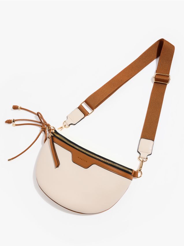 Borsetă verticală, cu bandulieră