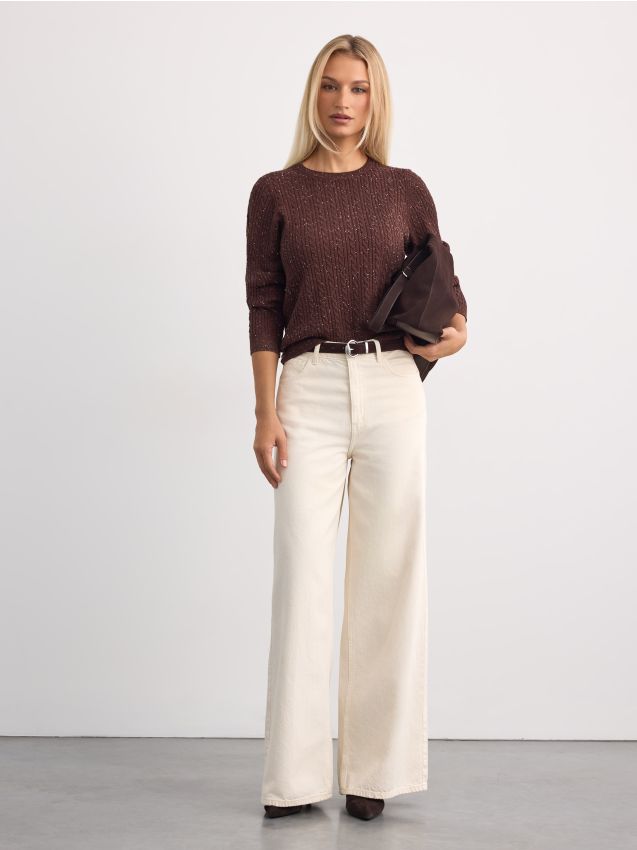 Mohito - LADIES` SWEATER - smeđa