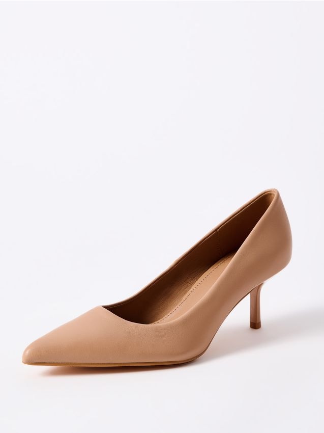 Pantofi escarpen din piele