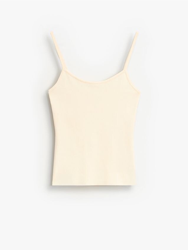 Mohito - Strukirani top - krem
