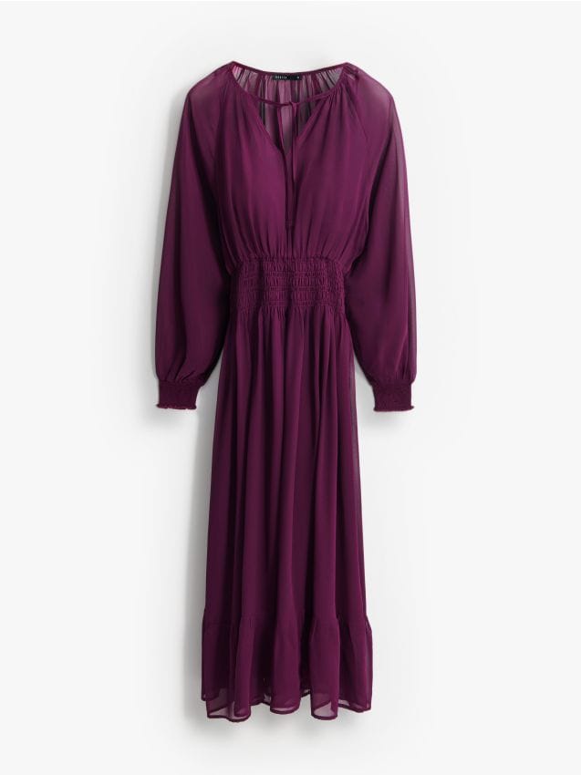 Maxi σιφόν φόρεμα