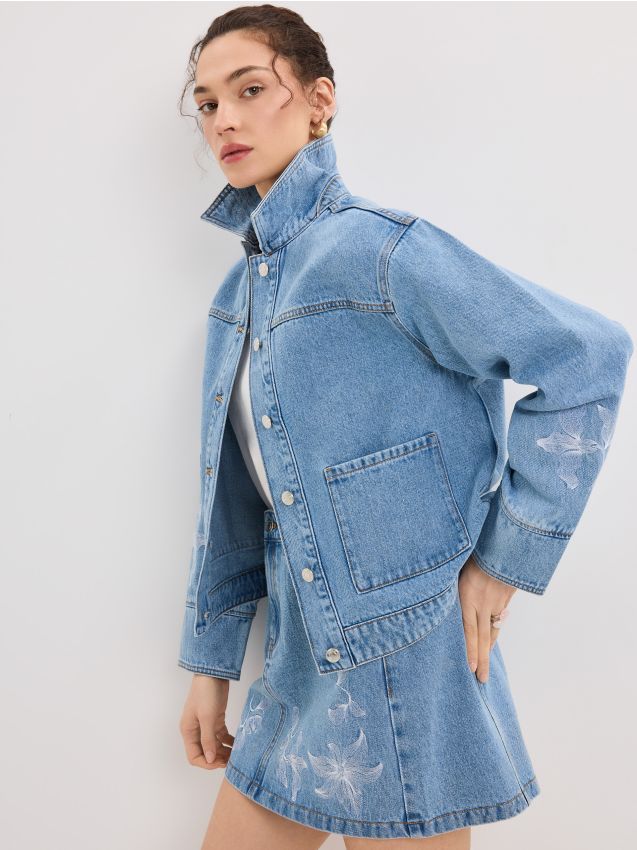 Fustă mini de blugi