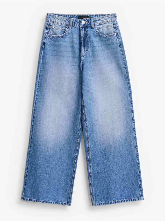 Mohito - Дънки с широк крачол - син