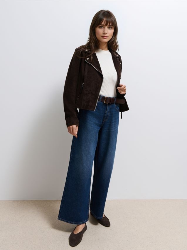 Blugi wide leg