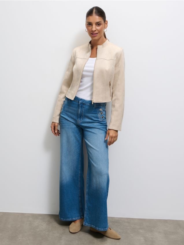 Blugi wide leg