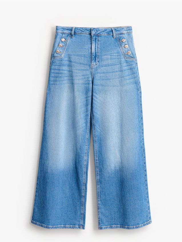 Blugi wide leg - MOHITO