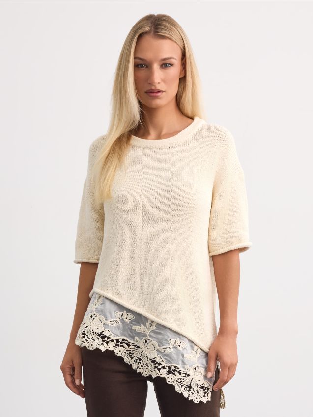 Mohito - LADIES` SWEATER - кремaво