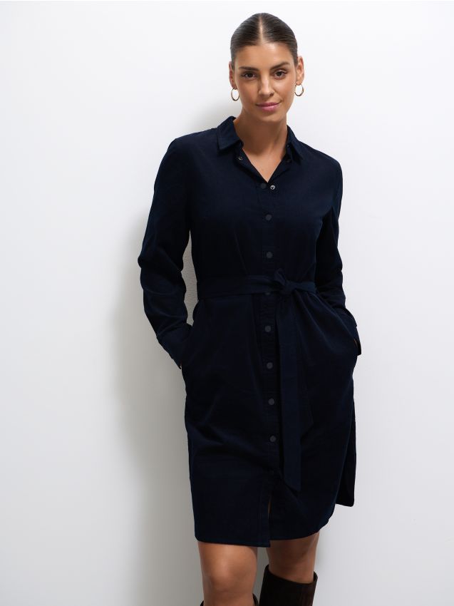 Rochie mini din velur