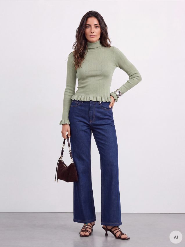 Pulover cu peplum
