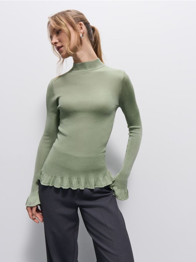 Pulover cu peplum