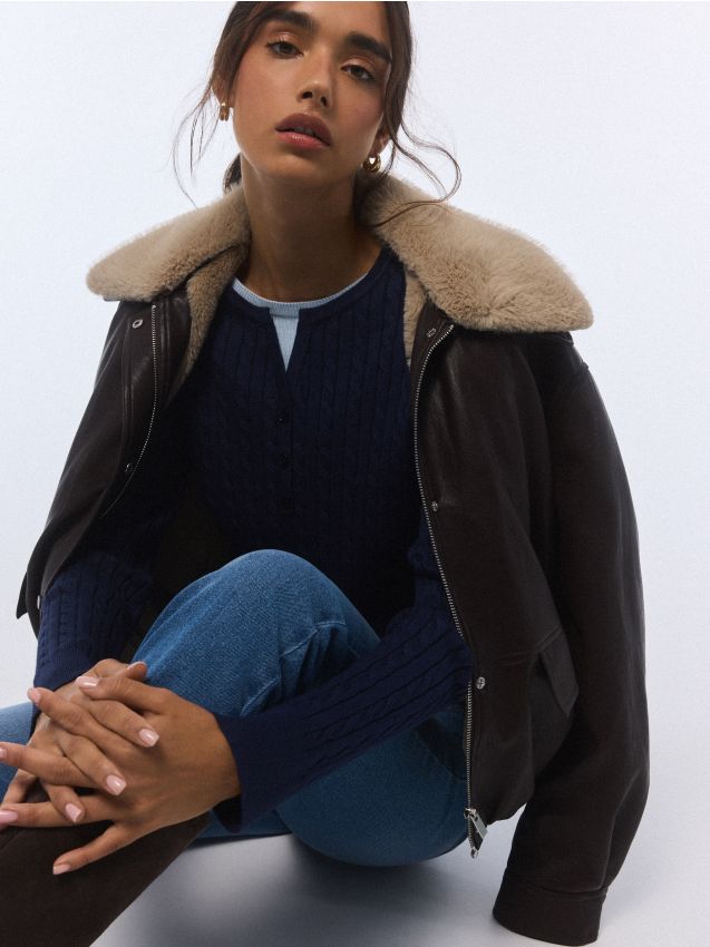 Pulover din amestec de viscoză