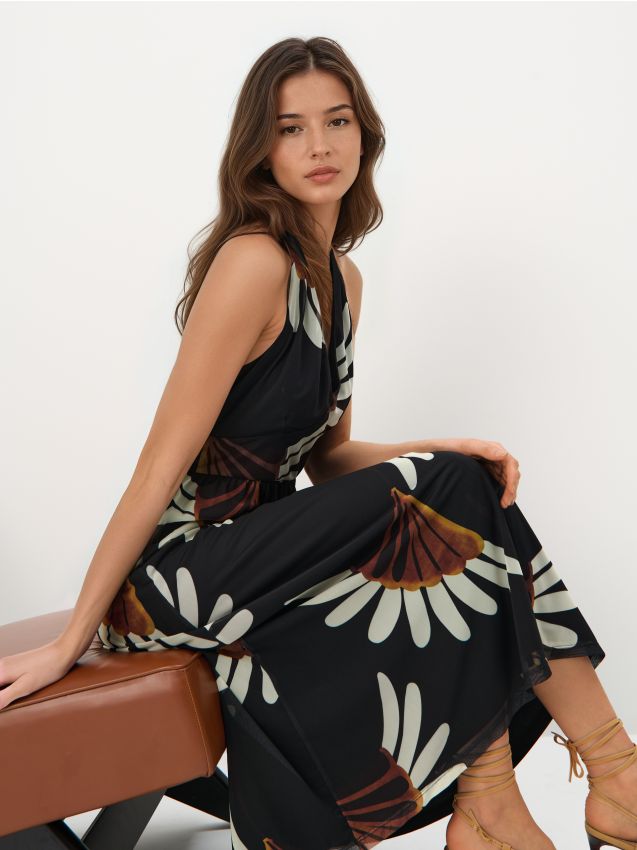 Mohito - Миди рокля - черен