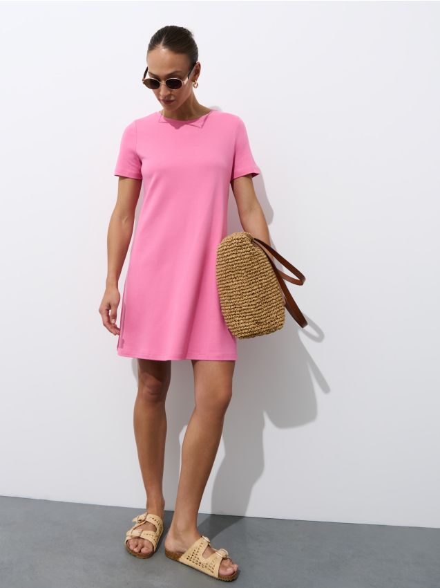 Rochie mini din bumbac