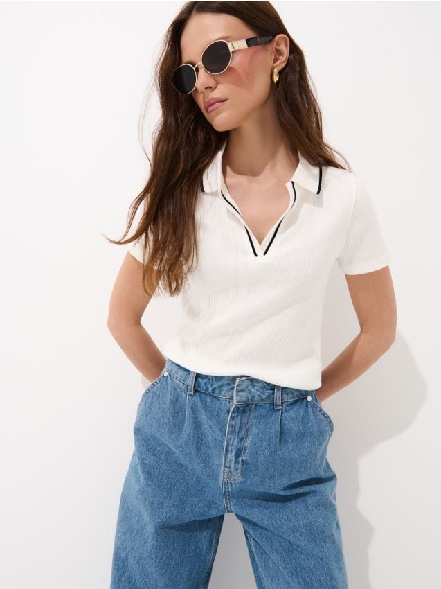 Bluza s ovratnikom - MOHITO