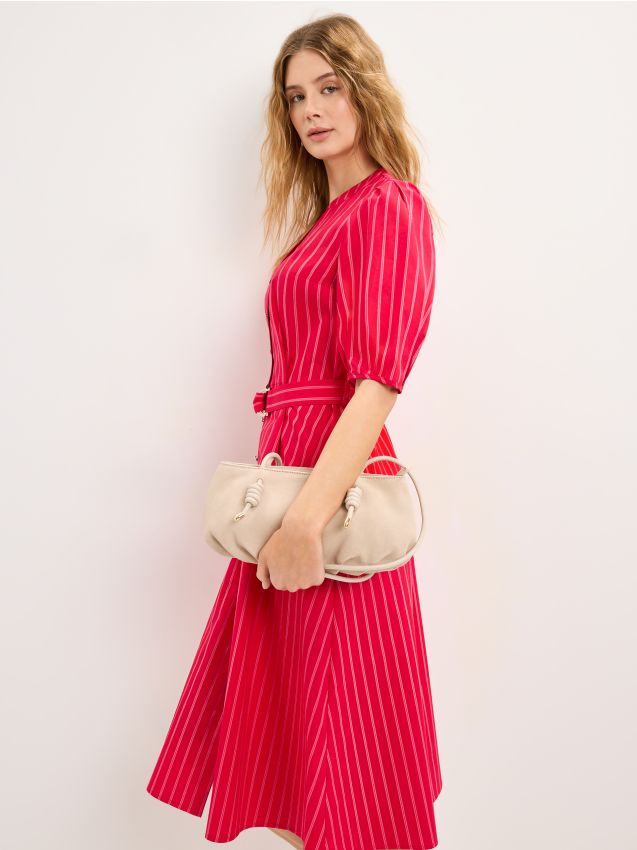 Mohito - Миди рокля тип риза - фуксия