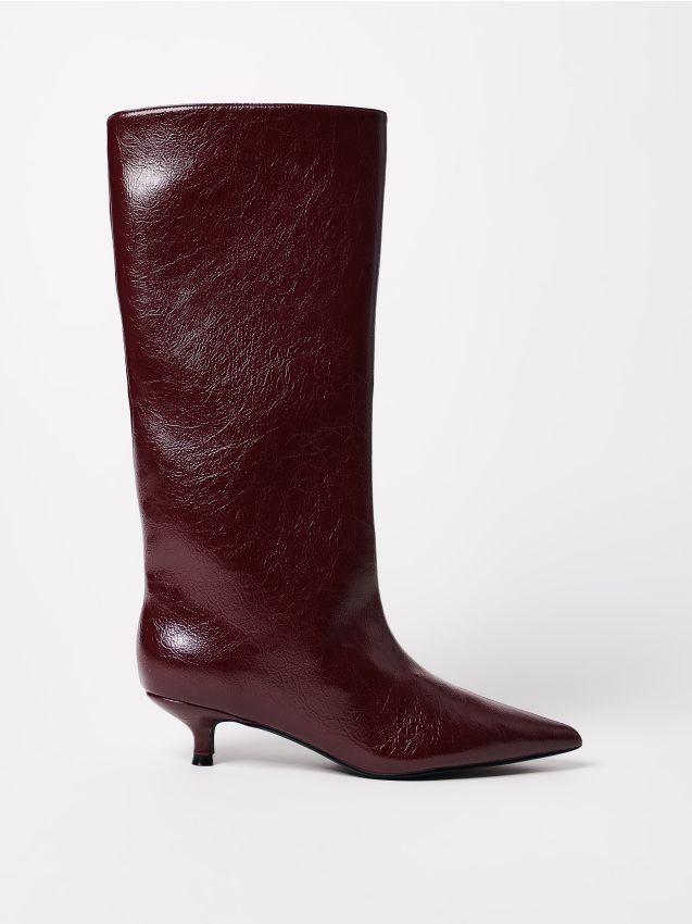 Čizme do koljena s potpeticama - MOHITO