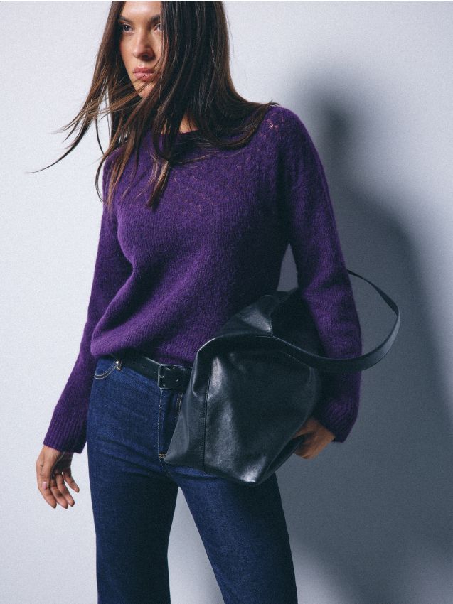 Pulover cu lână alpaca