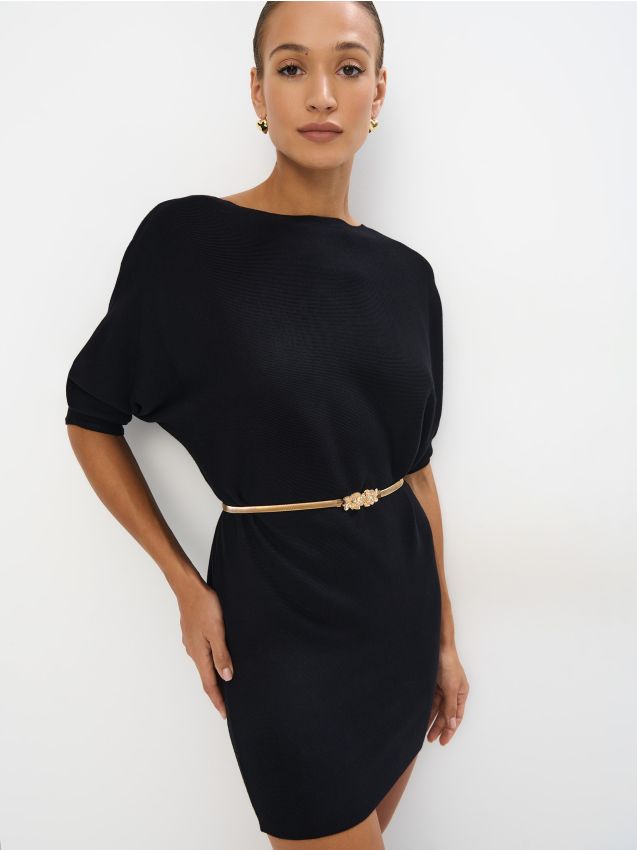 Rochie tricotată mini