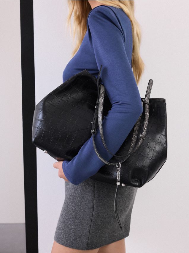 Mohito - Shopper torba - crna