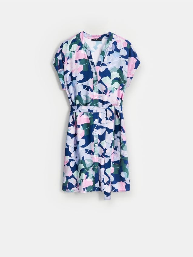 Rochie mini tip cămașă