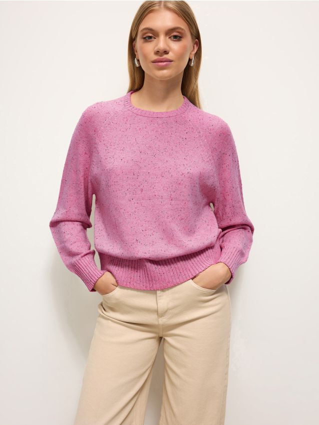 Pulover cu adaos de lână