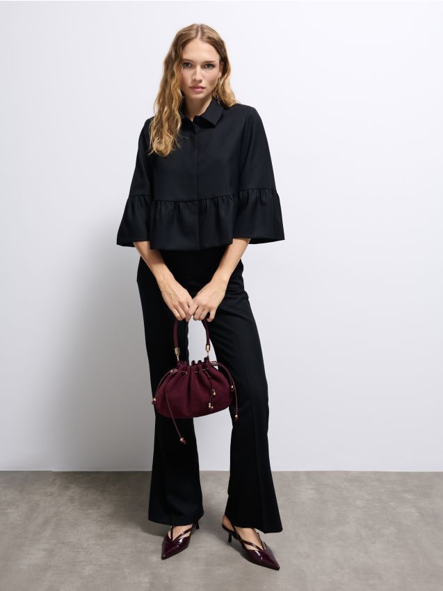 Pantalone s mešavinom vune