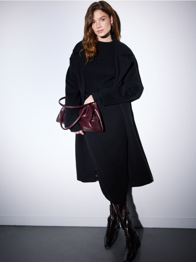 Rochie midi tip pulover