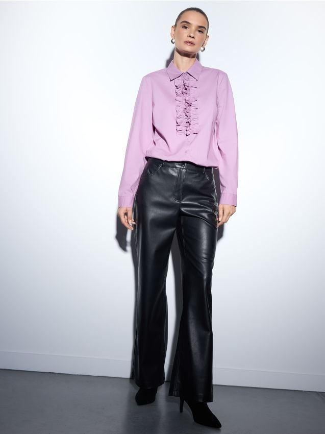 Pantaloni din piele ecologică