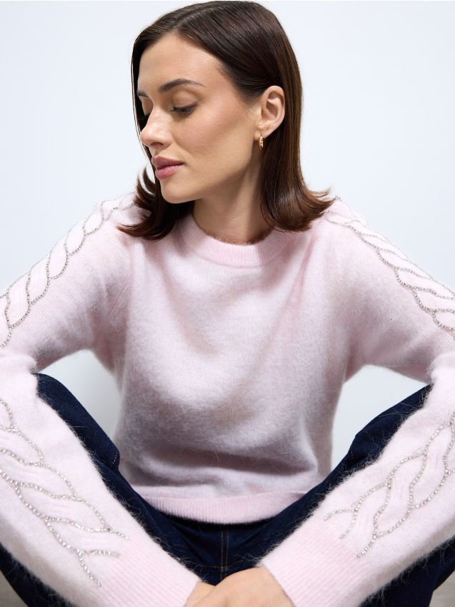 Pulover cu lână alpaca