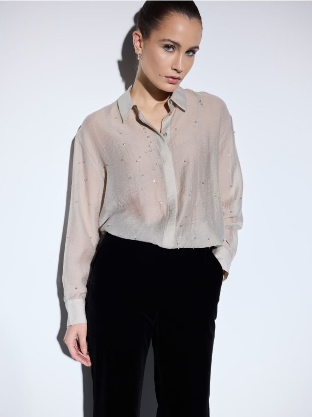Mohito - LADIES` SHIRT - сиво