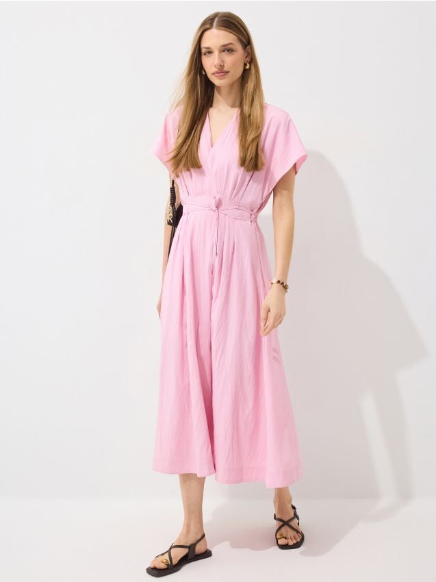 Rochie midi bufantă