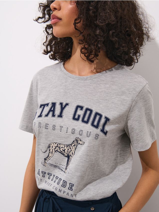 T-shirt cu imprimeu