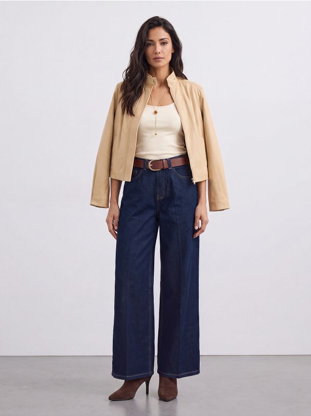 Blugi wide leg
