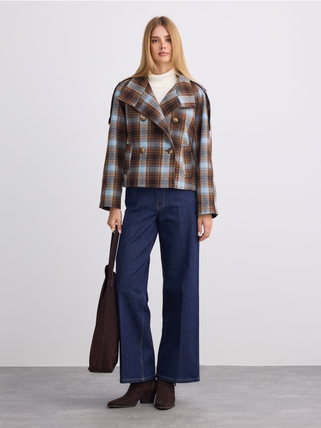 Blugi wide leg