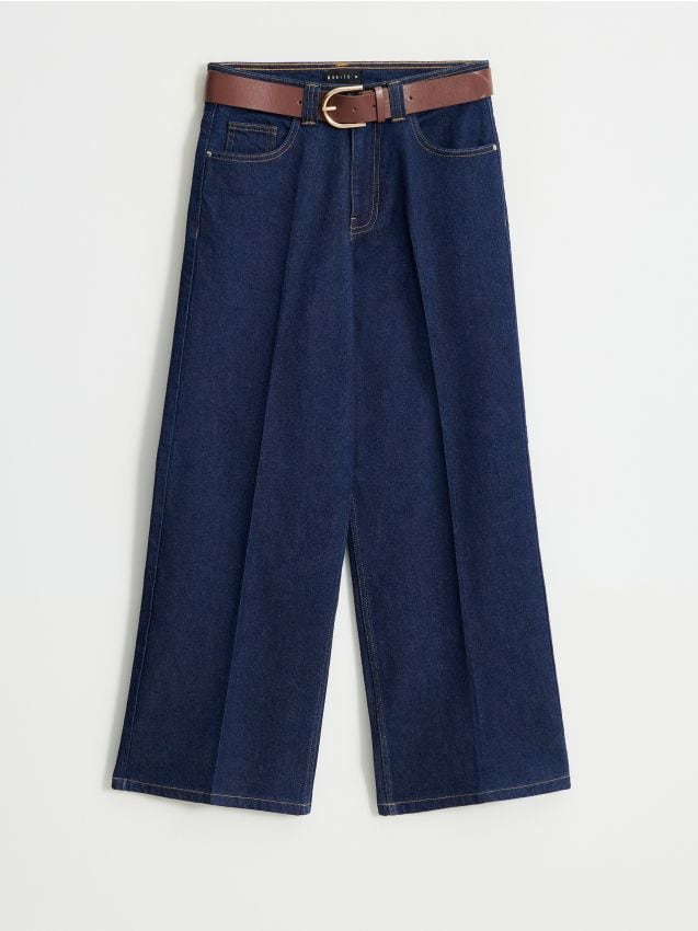 Mohito - Дънки с широк крачол - нави