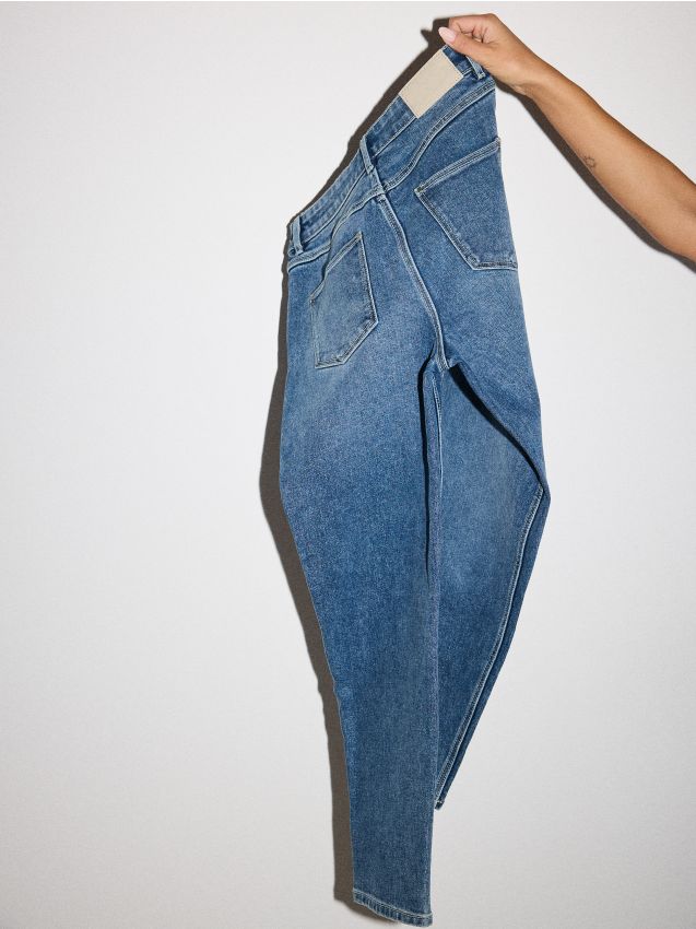 Mohito - Дънки mom slim - син