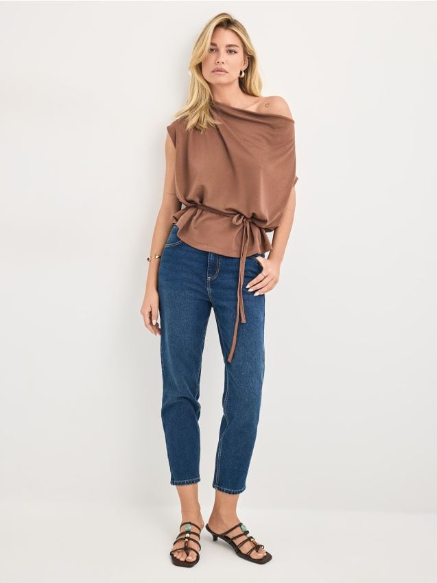 Blugi mom slim