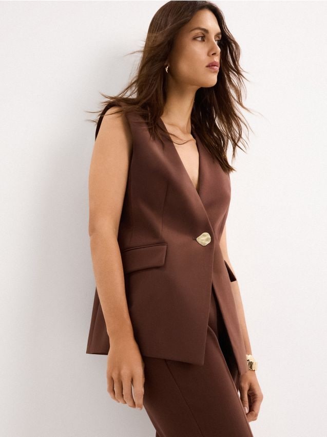 Mohito - Елек - кафяво