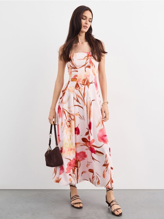 Rochie maxi cu bretele